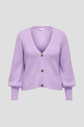 Zachte lila cardigan van Only Carmakoma voor Dames