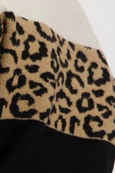 Zachte trui met animal print van Only Carmakoma voor Dames