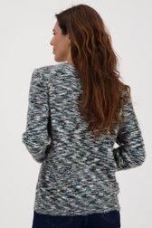 Zachte trui met blauw-grijze print van Claude Arielle voor Dames