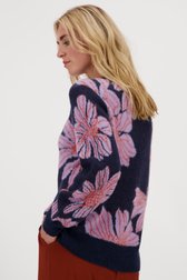 Zachte trui met roze bloemen van Libelle voor Dames