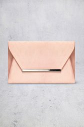 Voorkant van Zalmroze clutch door Bulaggi voor Dames