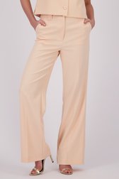 Zalmroze wijde broek van D'Auvry voor Dames