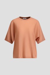 Productfoto 1 van Zalmroze wollen truitje met korte mouwen door Liberty Island voor Dames