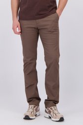 Detail van Zandbruine chino door Liberty Island voor Heren