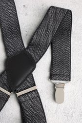 Productfoto 1 van Zwart-grijze bretellen door Liberty Island voor Heren