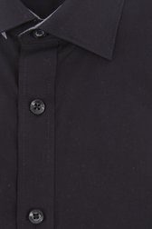 Zwart hemd met korte mouwen - regular fit van Dansaert Black voor Heren