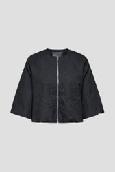 Productfoto 1 van Zwart vestje met bloemenmotief door ONLY Carmakoma voor Dames