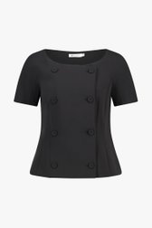 Zwarte blouse  van D'Auvry voor Dames