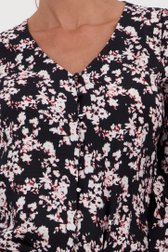 Zwarte blouse met fijne print van JDY voor Dames