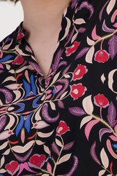 Zwarte blouse met kleurrijke bloemenprint van Only Carmakoma voor Dames