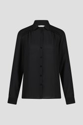 Zwarte blouse met lange mouwen van D'Auvry voor Dames