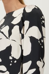 Zwarte blouse met zijdelook van D'Auvry voor Dames