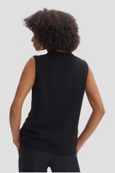 Zwarte blouse zonder mouwen van Opus voor Dames