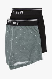 Zwarte en gestreepte boxershort - 2 pack van Cerruti 1881 voor Heren