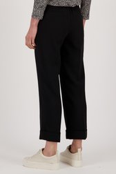 Zwarte geklede broek - 7/8 lengte van Opus voor Dames