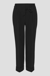 Zwarte geklede broek - 7/8 lengte van Opus voor Dames