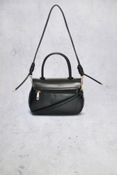 Achterkant van Zwarte handtas met leather look door Bulaggi voor Dames