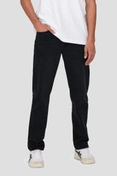 Zwarte jeans - Straight fit van ONLY & SONS voor Heren