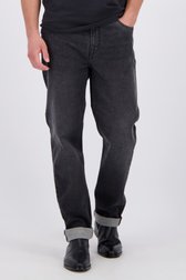 Detail van Zwarte jeans – Tapered fit  door Liberty Island Denim voor Heren