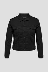 Zwarte jeansvest van Only Carmakoma voor Dames