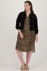 Zwarte jeansvest van Only Carmakoma voor Dames