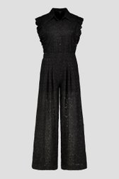 Zwarte jumpsuit met broderie anglaise van More & More voor Dames