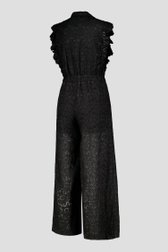 Zwarte jumpsuit met broderie anglaise van More & More voor Dames