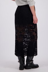 Achterkant van Zwarte kanten rok door JDY voor Dames