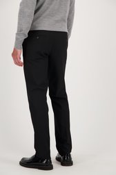 Achterkant van Zwarte kostuumbroek - Regular fit - Rock door Dansaert Black voor Heren