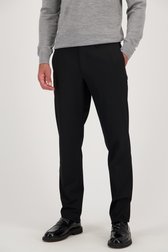 Voorkant van Zwarte kostuumbroek - Regular fit - Rock door Dansaert Black voor Heren