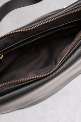 Zwarte moonbag-handtas met leatherlook van Bulaggi voor Dames