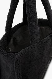 Zwarte shopper in zacht teddy van Liberty Island voor Dames