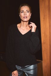 Extra foto 1 van Zwarte trui met glitters door JDY voor Dames