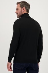 Achterkant van Zwarte trui met rolkraag door Dansaert Black voor Heren