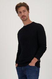 Zwarte trui met ronde hals van ONLY & SONS voor Heren