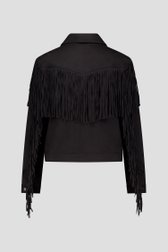 Productfoto 2 van Zwarte vest met franjes door Louise voor Dames