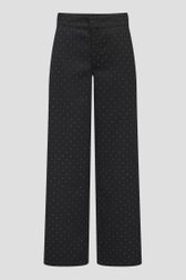Zwarte wijde broek met steentjes van JDY voor Dames