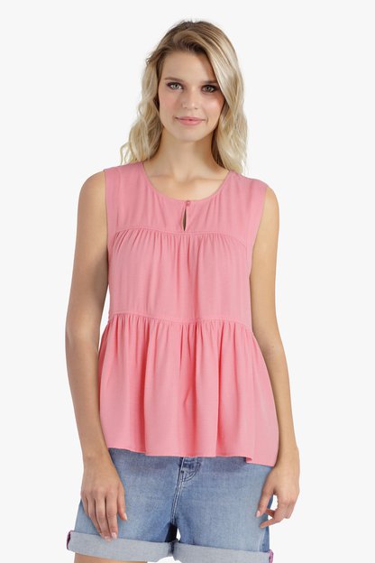C&A Basic topje roze casual uitstraling Mode Tops Basic topjes 