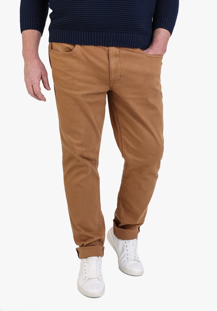 Bruine broek - regular fit van Jefferson | | e5