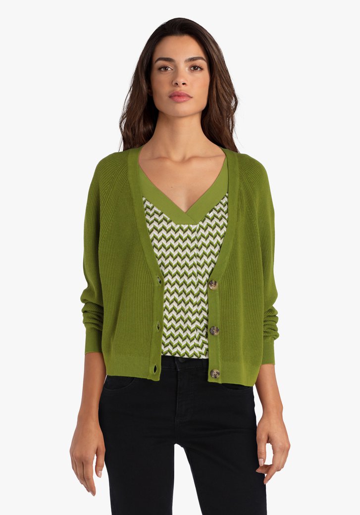 v hals cardigan