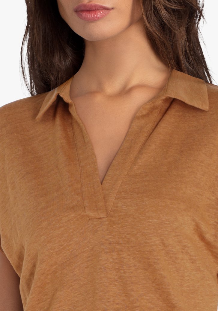 Libel Shirt Débardeur Sans Manche T-shirt top coton orange fille taille 98 128 104 122 
