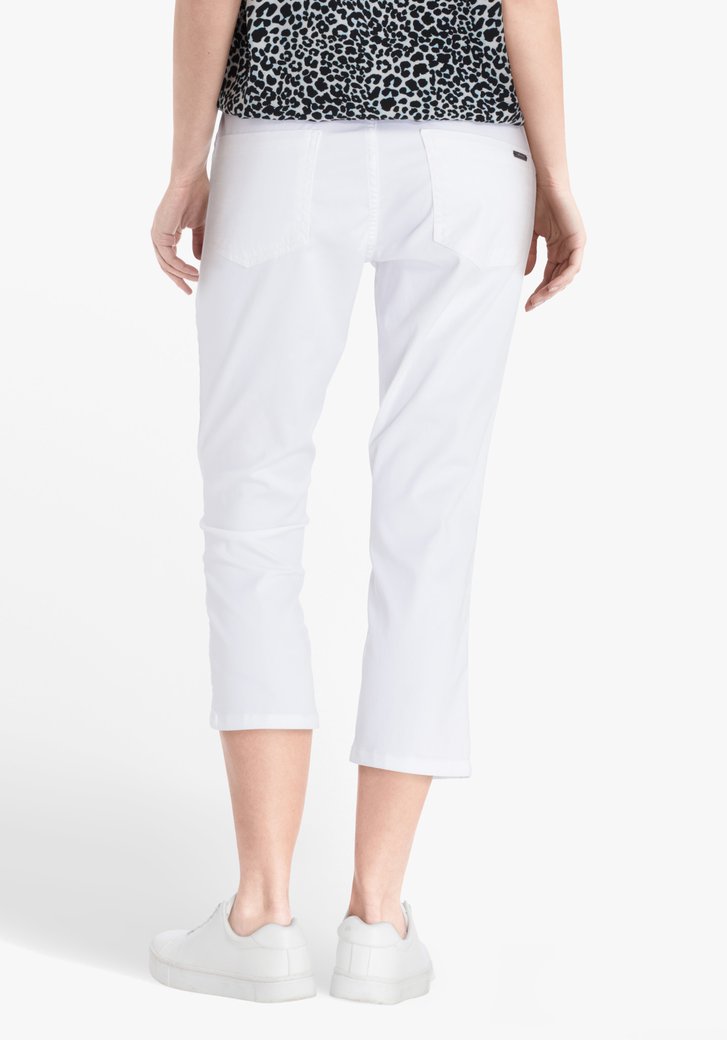 Witte driekwart broek - slim fit van Elvira | | e5
