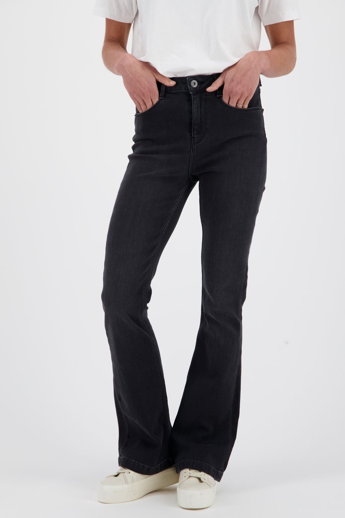 Antracietkleurige jeans - Billy - bootcut - L32