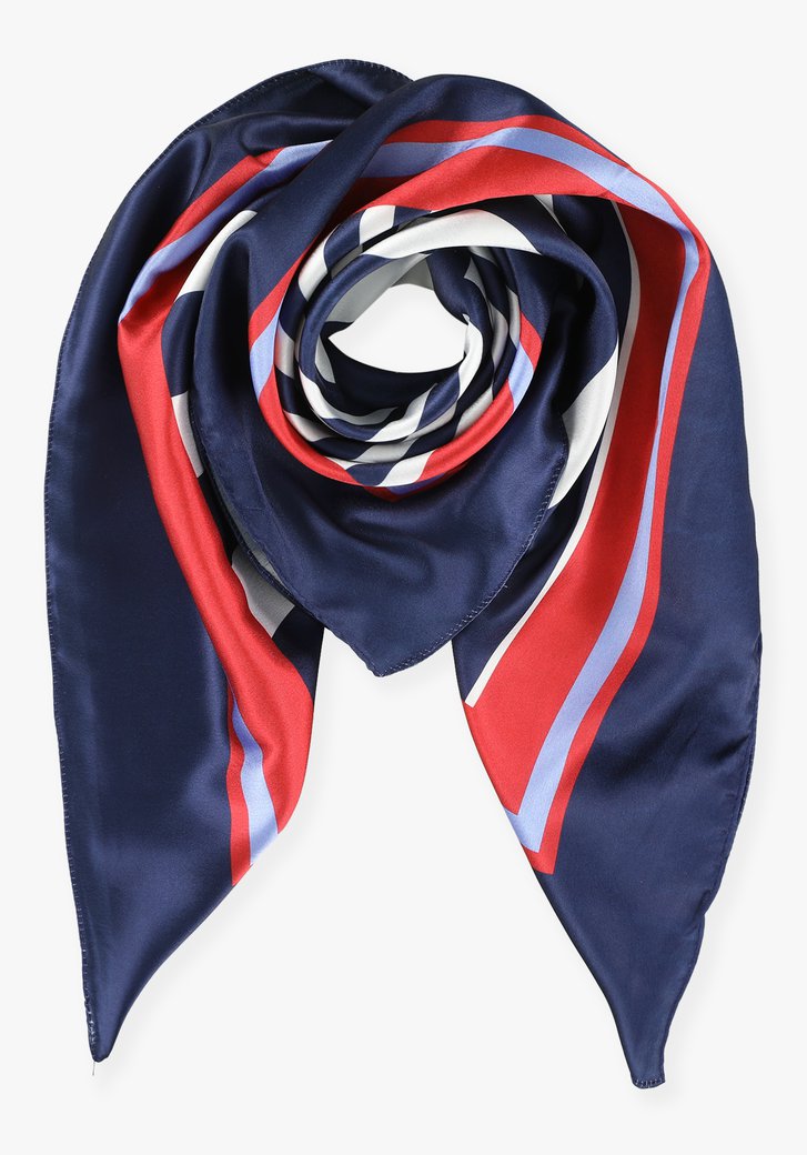 Blauw-rode sjaal