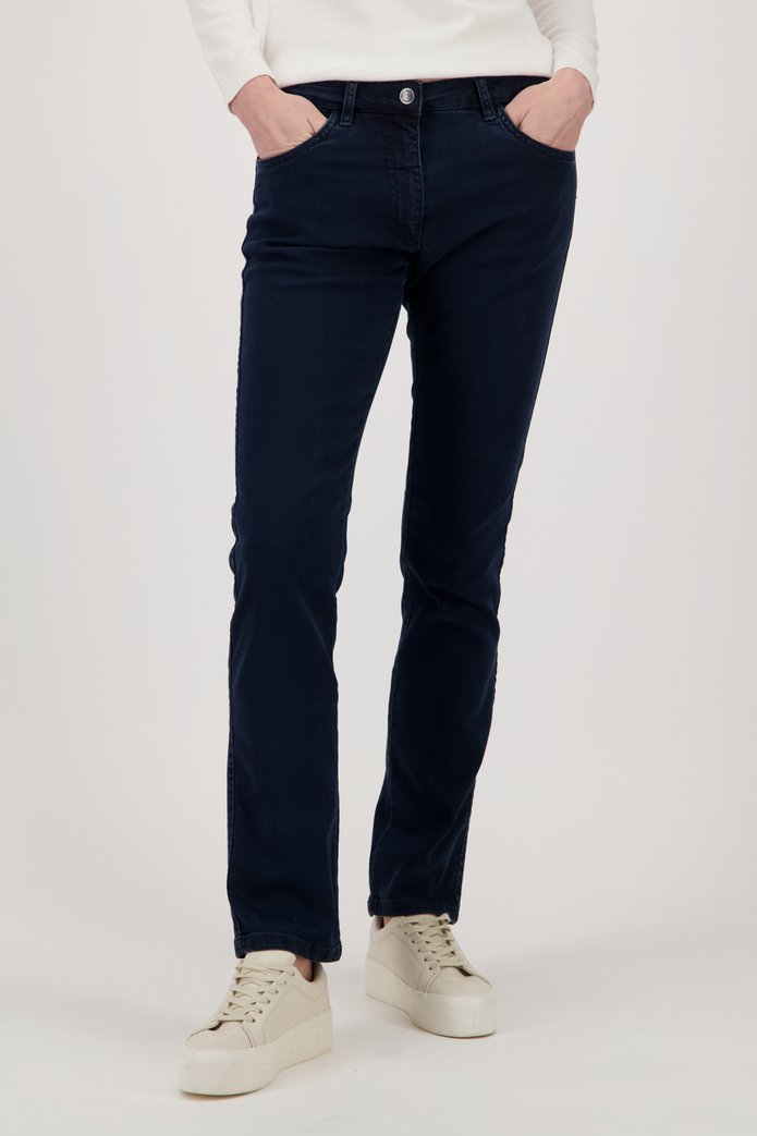 Blauwe jeans met hoge taille - slim fit - L32