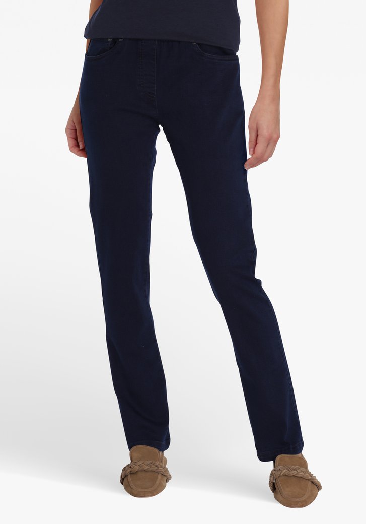 Blauwe jeans met stretch - straight fit - L30