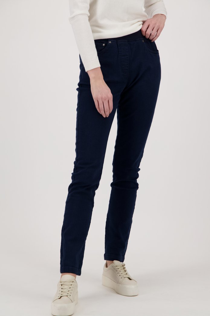 Blauwe jeans met stretch - straight fit - L32