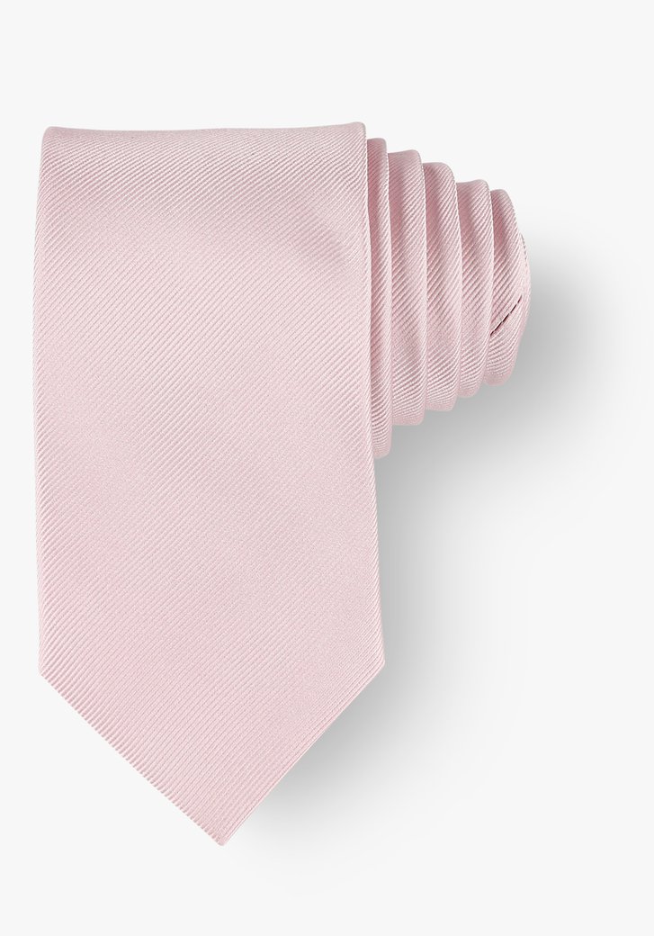 Cravate rose clair