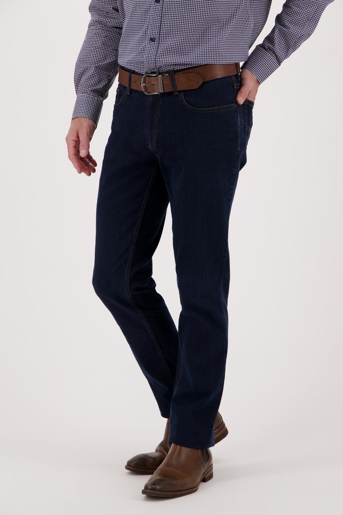 Jeans bleu foncé Jackson - regular fit -L36 bleu, Hommes, Brassville
