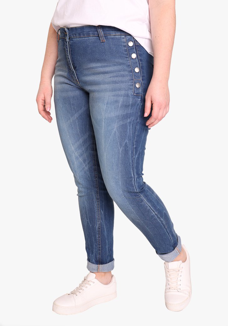 Donkerblauwe jeans - skinny fit